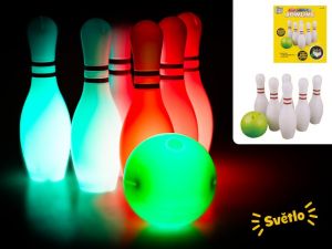 Bowling na baterie se světlem v krabičce