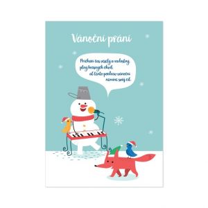 ALBI Hrací přání - Sněhuláci