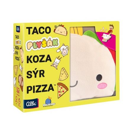 ALBI Taco, plyšák, koza, sýr, pizza