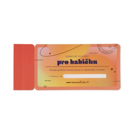 ALBI Dárkové kupony pro babičku
