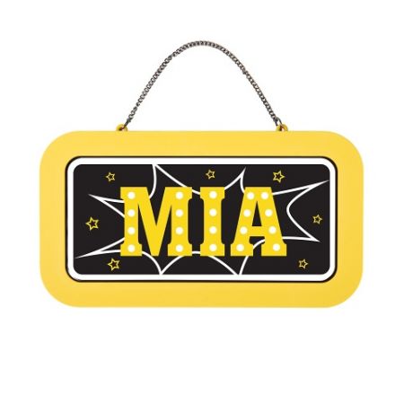 ALBI Neonová cedulka se jménem - Mia