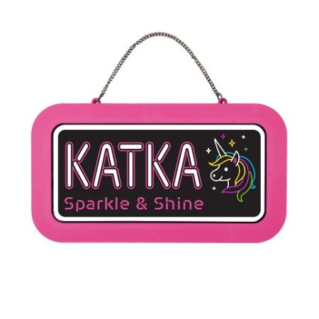 ALBI Neonová cedulka se jménem - Katka