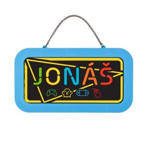 ALBI Neonová cedulka se jménem - Jonáš
