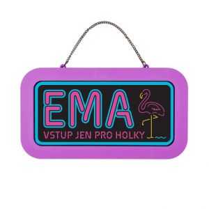 ALBI Neonová cedulka se jménem - Ema