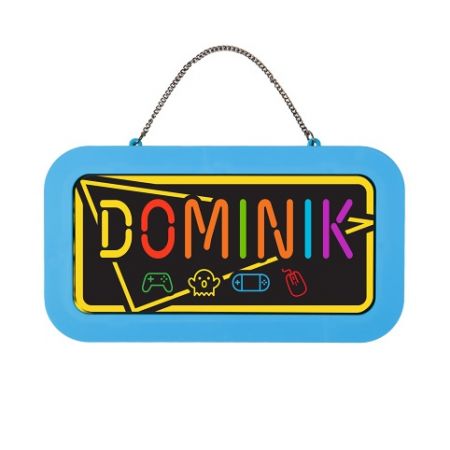 ALBI Neonová cedulka se jménem - Dominik
