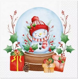 Ubrousky TETEáTETE TL235300 vánoční Snowman
