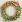 Ubrousky vánoční Daisy Classic Garland on Wool Pattern