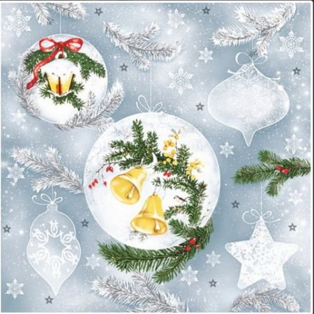 Ubrousky Daisy vánočníYellow Bells Bauble