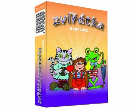 MP karty kvarteto Zvířátka