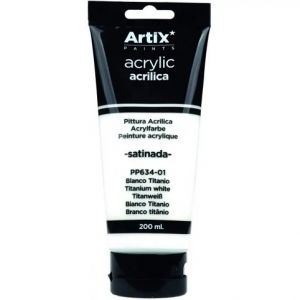 Barva akrylová 75 ml bílá