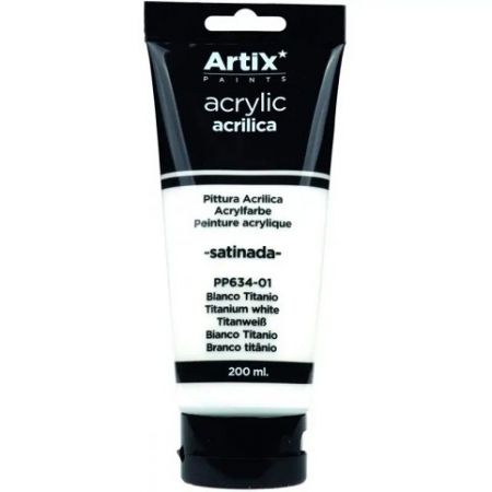 Barva akrylová 75 ml bílá