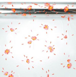 Celofán Blossom - žlutý 100 x 130 cm