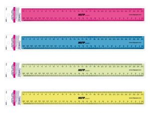 MFP Pravítko 30cm COLOURS 4 druhy