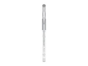 Gelové pero kus GLITTER GG1038 - silver, stříbrná