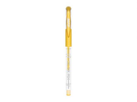 Gelové pero kus GLITTER GG1038 - gold, zlatá