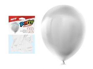 MFP Balónek M 12ks sáček 30cm bílý