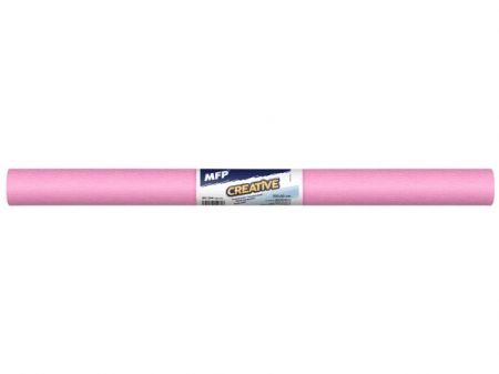 Krepový papír 50x200cm růžový světlý