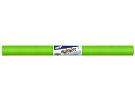 Krepový papír role 50x200cm světle zelený