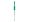 Gelové pero kus GS1038 - green, zelená