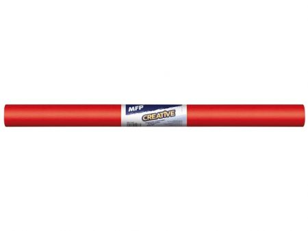 Krepový papír role 50x200cm červený