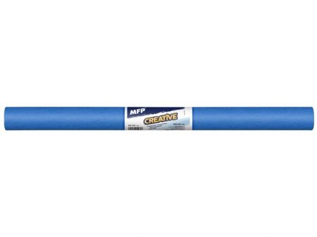 Krepový papír role 50x200cm modrý