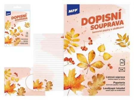 Dopisní papír barevný LUX 5+10 (Listy)