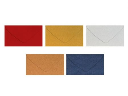 Dopisní obálka metallic C6 114x162mm - mix barev