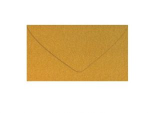 Dopisní obálka metallic 120g DL 110x220mm - zlatá