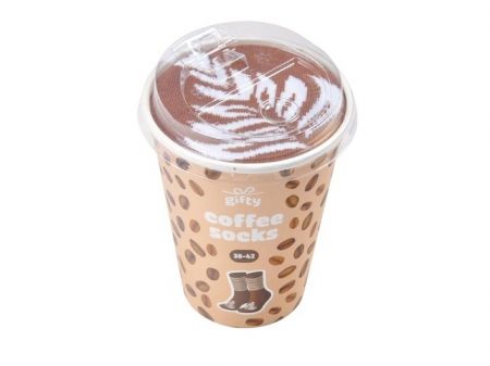 Gifty - Ponožky 38-42 Gifty - COFFEE