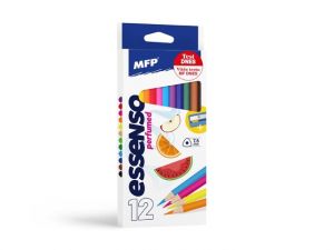 Pastelky MFP 12 ks Voňavé triangular s ořezávátkem