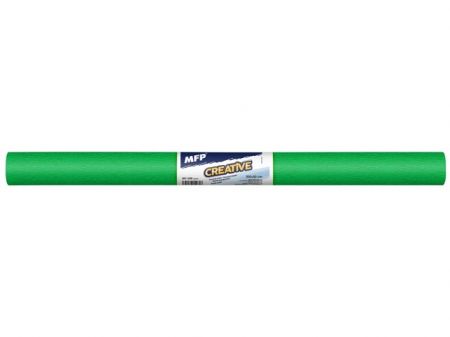 Krepový papír role 50x200cm zelený