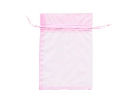 Sáček organza 7,5 x 10cm růžový
