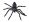 Pavouk plast 11,5cm 2ks