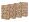 Sáček papírový vánoční KRAFT 4 15x27x9cm mix