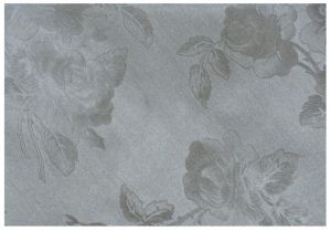 Obálka DL 220mm x 112mm metalická stříbrná růže