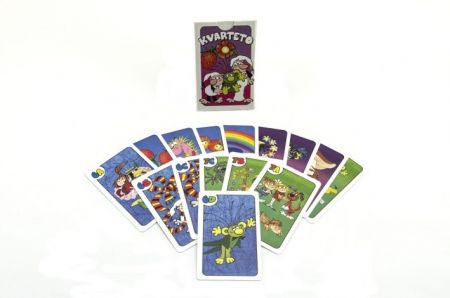 Kvarteto Pojď s námi do pohádky v papírové krabičce (společenská-karetní hra)
