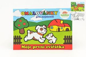 Omalovánky Moje první zvířátka 21x14,5cm MPZ