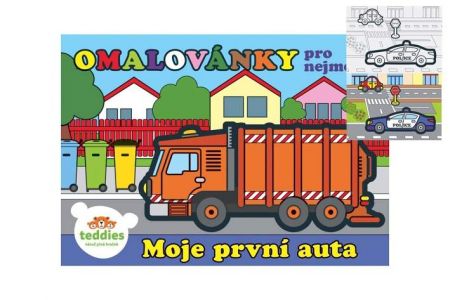 Omalovánky Moje první auta 21x14,5 cm MPA