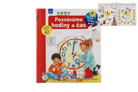 Knížka Poznáváme hodiny a čas 24x28cm