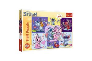 Puzzle Lilo&amp;Stitch - Bláznivý Stitch 300 dílků 60x40cm v krabici 40x27x4cm
