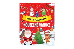 Sešit s nálepkami Kouzelné Vánoce 24x30cm