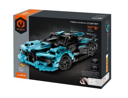 Stavebnice iM.MASTER programovací auto RC plast 2,4GHz 439 dílků na baterie v krabici 35x2