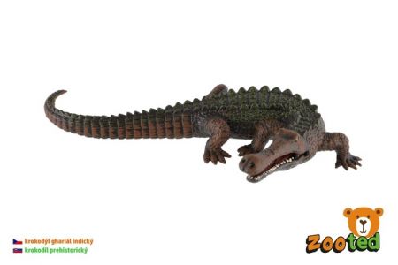 Krokodýl ghariál indický plast 17cm