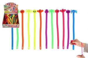 Hračka antistresová halloween natahovací silikon 20cm 6 druhů