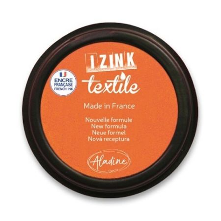 Razítková poduška na textil Aladine Izink oranžová