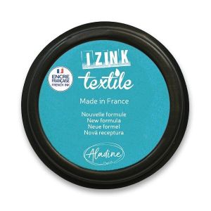 Razítková poduška na textil Aladine Izink tyrkysová