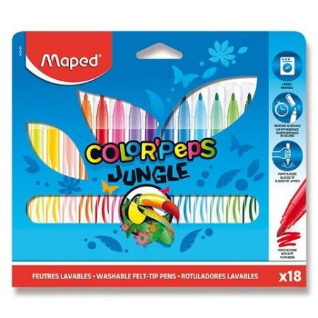 Fixy MAPED Color‚Peps Jungle 18 barev