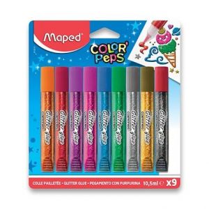 Dekor.lepidlo MAPED Glitter Glue 10,5ml 9 barev