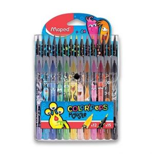 Fixy MAPED Color' Peps Monster 12ks+15ks pastelek