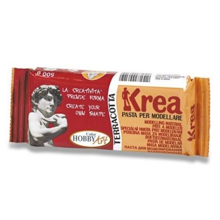 Modelovací hmota PASUTO Krea 500g, terakota